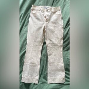 MM Lafleur Off White Tusk Archie Jean - Eco Better Than Denim Stretch 4 Like New